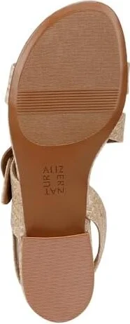 Naturalizer Meesha2 Slingbacks Women's Sandals Wheat Tan Woven Fabric : 7.5 M (B) - Image 3