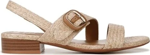 Naturalizer Meesha2 Slingbacks Women's Sandals Wheat Tan Woven Fabric : 7.5 M (B) - Image 7