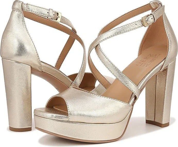 Naturalizer Melody Women's Shoes Champagne Leather : 9 W (C)