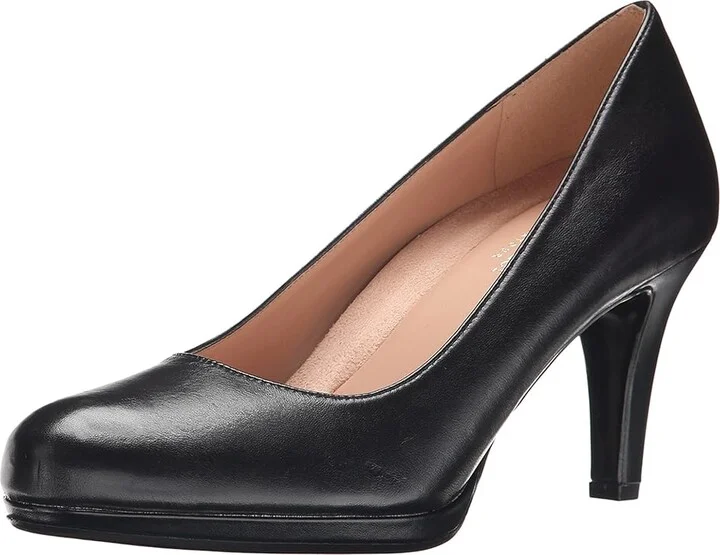 Naturalizer Michelle High Women's Heels Black Leather : 8 M (B) - Image 2