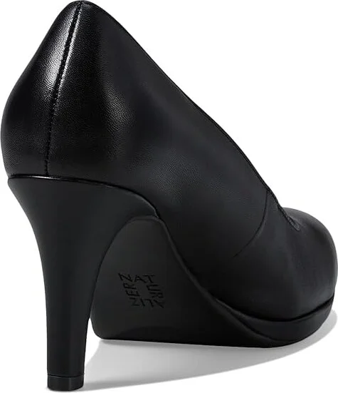 Naturalizer Michelle High Women's Heels Black Leather : 8 M (B) - Image 5