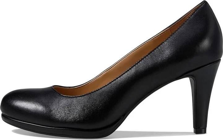 Naturalizer Michelle High Women's Heels Black Leather : 8 M (B) - Image 7