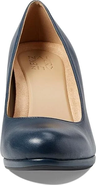 Naturalizer Michelle High Women's Heels Classic Navy Leather : 7.5 W (C) - Image 3