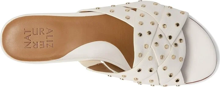 Naturalizer Morena Women's Wedge Shoes Warm White Leather : 6.5 M (B) - Image 2