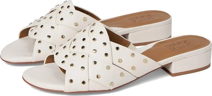 Naturalizer Morena Women's Wedge Shoes Warm White Leather : 6.5 M (B)