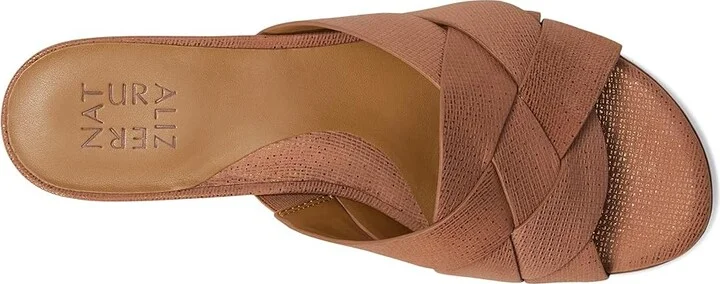 Naturalizer Morena2 Women's Wedge Shoes English Tea Brown Leather : 7 M (B) - Image 2