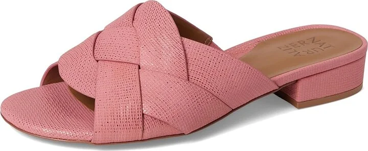 Naturalizer Morena2 Women's Wedge Shoes Sunset Coral Pink Leather : 6.5 W (C) - Image 5