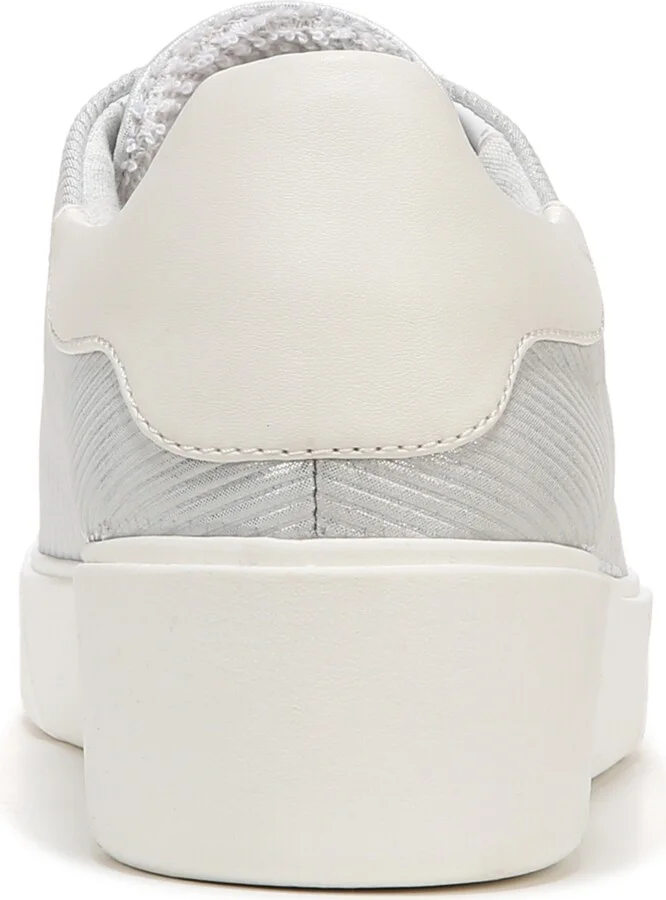 Naturalizer Morrison 2.0 Lace Up Sneakers - White/Grey Leather/Suede - Image 7