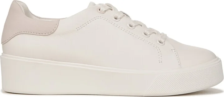 Naturalizer Morrison 2.0 Lace Up Sneakers - White/Grey Leather/Suede - Image 10
