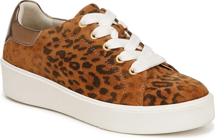 Distressed Leopard Print Suede