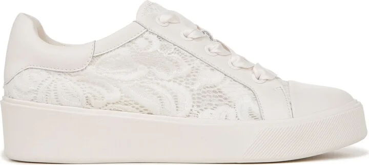 Naturalizer Morrison 2.1 Lace Sneakers - White Lace/Leather - Image 2