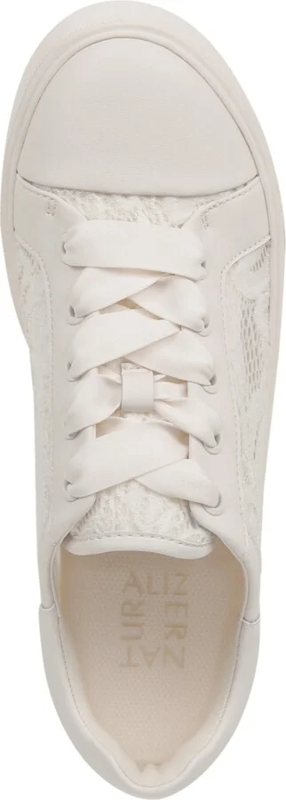 Naturalizer Morrison 2.1 Lace Sneakers - White Lace/Leather - Image 4