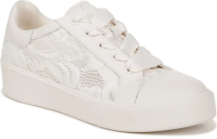 Naturalizer Morrison 2.1 Lace Sneakers - White Lace/Leather