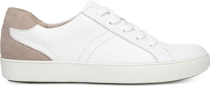 Naturalizer Morrison Lace Up Sneakers - Black Leather/Gum Sole - Image 6