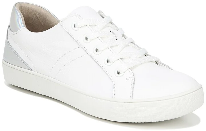 White Iridescent Leather