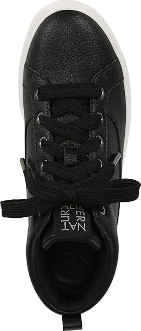Naturalizer Morrison Mid High-Top Fashion Casual Sneakers Women's Shoes Black Leather : 7 M (B) - Image 2