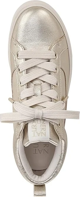 Naturalizer Morrison Mid High-Top Fashion Casual Sneakers Women's Shoes Champagne Leather : 7.5 W (C) - Image 2
