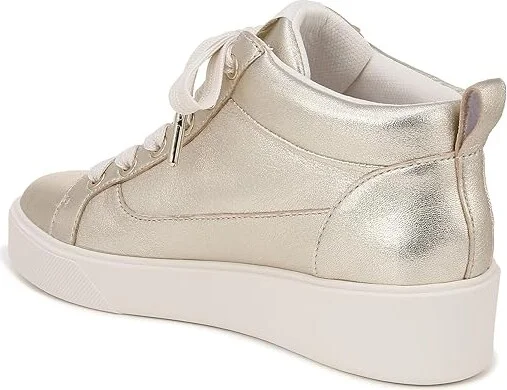 Naturalizer Morrison Mid High-Top Fashion Casual Sneakers Women's Shoes Champagne Leather : 7.5 W (C) - Image 4