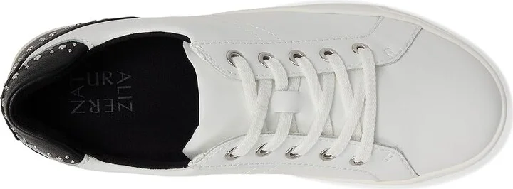 Naturalizer Morrison Stud Women's Shoes White/Black Leather : 6.5 M (B) - Image 2