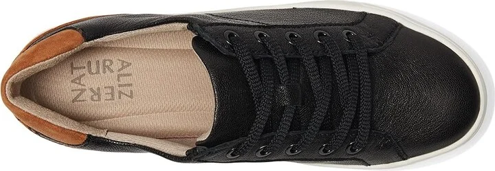 Naturalizer Morrison Women's Lace up casual Shoes Black Leather : 9.5 W (C) - Image 3