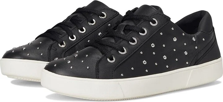 Naturalizer Morrison Women's Lace up casual Shoes Black Stud Leather : 7.5 M (B), Hair Calf