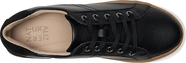 Naturalizer Morrison Women's Lace up casual Shoes Black/Tan : 9.5 W (C), Leather - Image 2