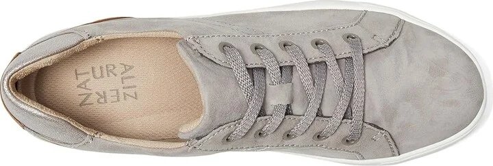 Naturalizer Morrison Women's Lace up casual Shoes Grey Silver Suede/Metallic : 10 M (B) - Image 3