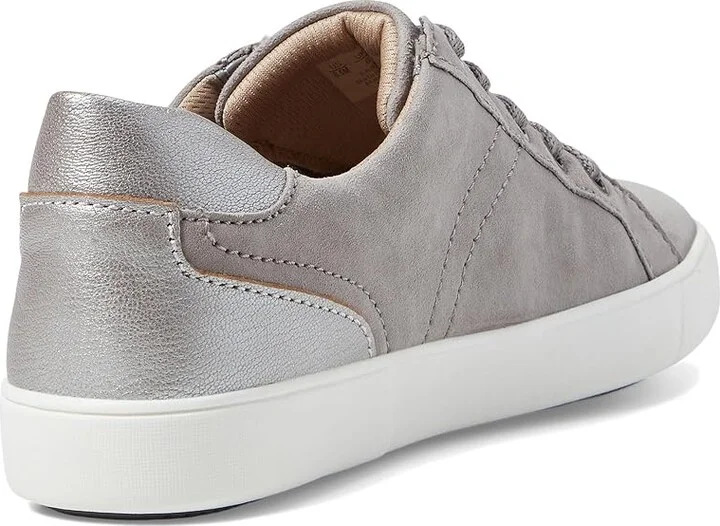 Naturalizer Morrison Women's Lace up casual Shoes Grey Silver Suede/Metallic : 10 M (B) - Image 5