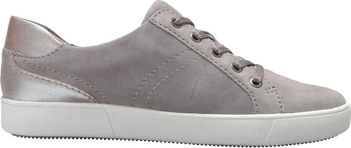 Naturalizer Morrison Women's Lace up casual Shoes Grey Silver Suede/Metallic : 10 M (B) - Image 8