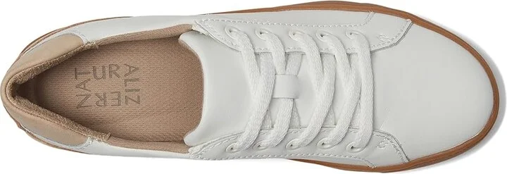 Naturalizer Morrison Women's Lace up casual Shoes White/Coastal Tan Leather : 5 M (B) - Image 2