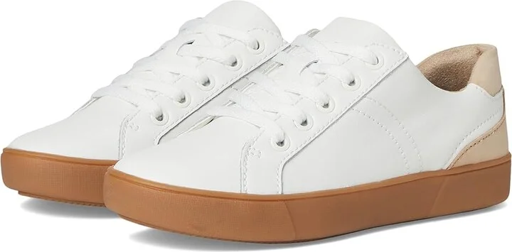 Naturalizer Morrison Women's Lace up casual Shoes White/Coastal Tan Leather : 5 M (B)
