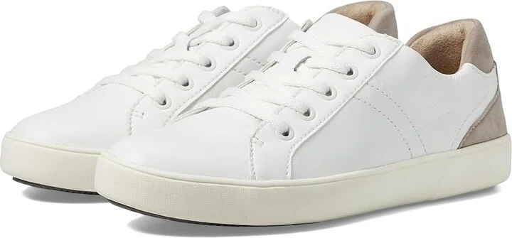 Naturalizer Morrison Women's Lace up casual Shoes White Leather : 9.5 W (C)