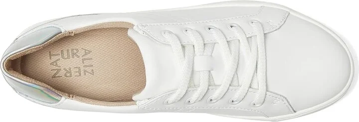 Naturalizer Morrison Women's Lace up casual Shoes White Pebble Leather : 7 M (B) - Image 3