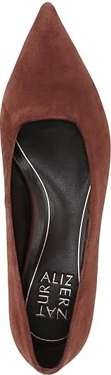 Naturalizer Natalia High Women's Heels Cappuccino Brown Suede : 6 M (B), Leather - Image 2