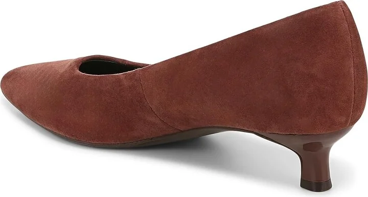 Naturalizer Natalia High Women's Heels Cappuccino Brown Suede : 6 M (B), Leather - Image 4