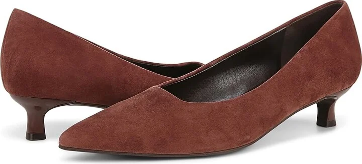 Naturalizer Natalia High Women's Heels Cappuccino Brown Suede : 6 M (B), Leather - Image 5