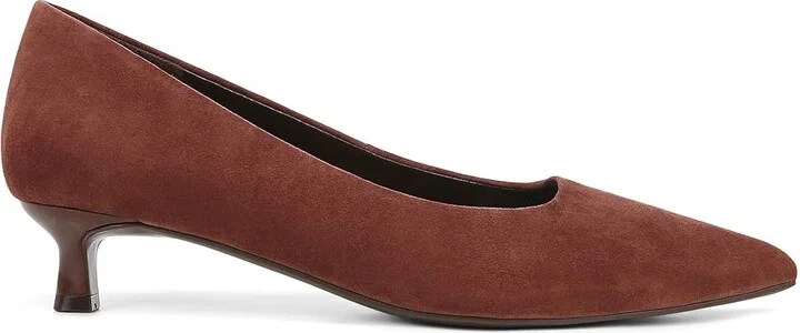Naturalizer Natalia High Women's Heels Cappuccino Brown Suede : 6 M (B), Leather - Image 7