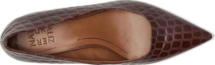 Naturalizer Natalia High Women's Heels Cappuccino Croco Leather : 10 M (B) - Image 2