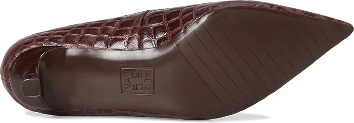 Naturalizer Natalia High Women's Heels Cappuccino Croco Leather : 10 M (B) - Image 3