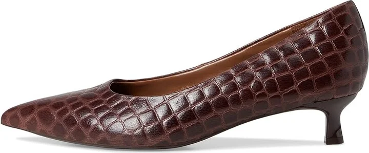 Naturalizer Natalia High Women's Heels Cappuccino Croco Leather : 10 M (B) - Image 6