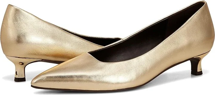 Naturalizer Natalia High Women's Heels Dark Gold Leather : 6.5 M (B) - Image 5