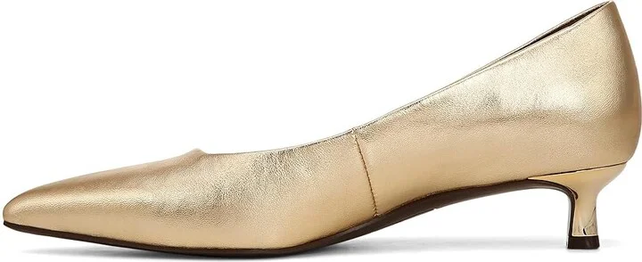 Naturalizer Natalia High Women's Heels Dark Gold Leather : 6.5 M (B) - Image 6