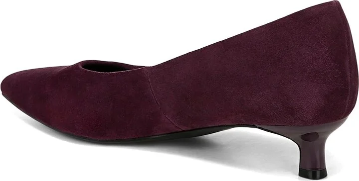 Naturalizer Natalia High Women's Heels Deep Plum Purple Suede : 8 W (C), Leather - Image 4