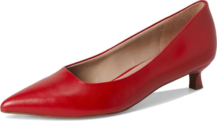 Naturalizer Natalia High Women's Heels Red Leather : 7.5 M (B) - Image 5