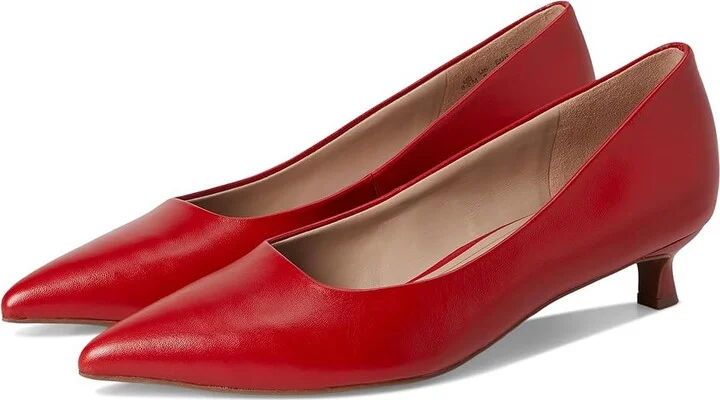 Naturalizer Natalia High Women's Heels Red Leather : 7.5 M (B)