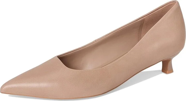 Naturalizer Natalia High Women's Heels Warm Taupe Tan Leather : 7.5 M (B) - Image 5