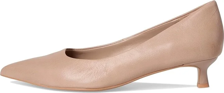 Naturalizer Natalia High Women's Heels Warm Taupe Tan Leather : 7.5 M (B) - Image 6