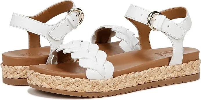 Naturalizer Neila Women's Shoes White Leather : 10 M (B)