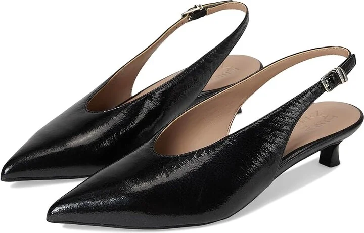 Naturalizer Nicolette High Women's Heels Black Leather 1 : 6 M (B)