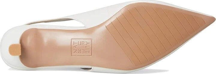 Naturalizer Nicolette High Women's Heels Warm White Leather : 7 M (B) - Image 3